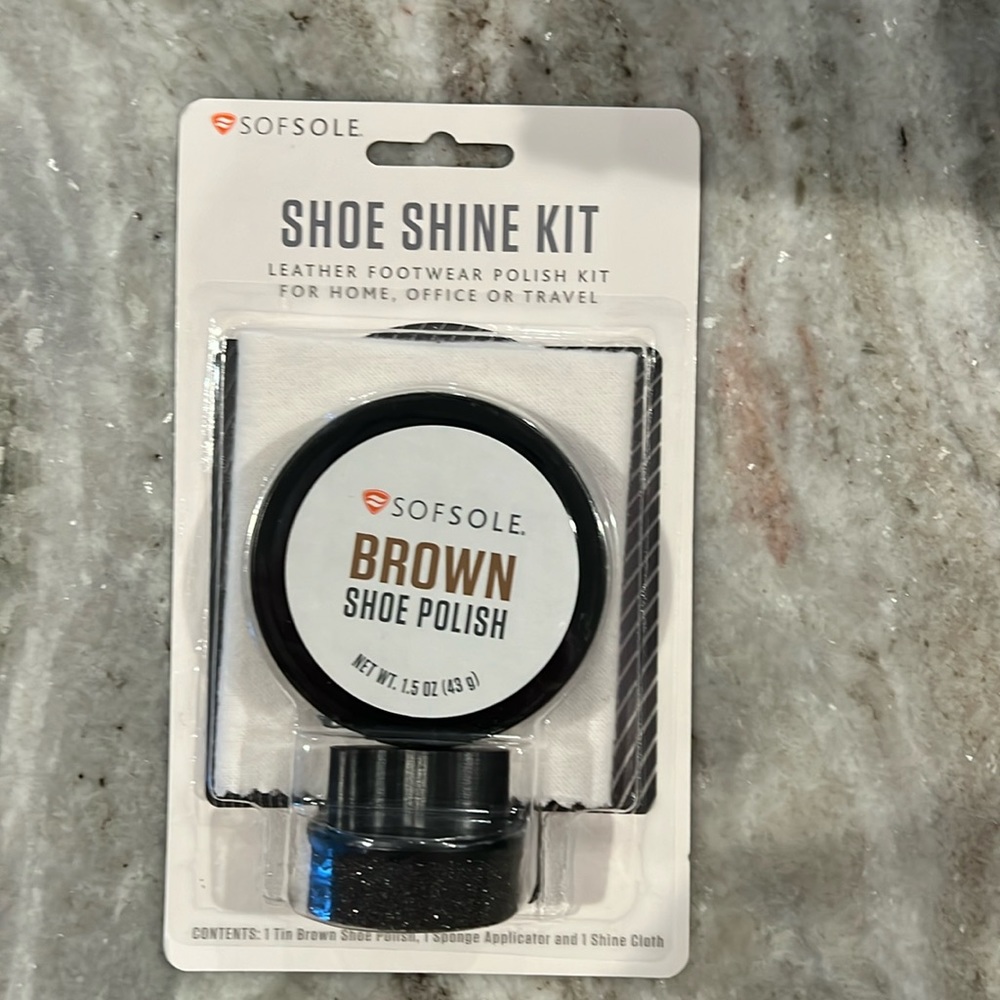 Sidle Brown Shine Kit